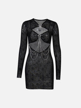 Chain Hollow Spider Web Dress