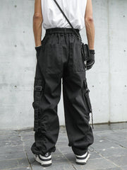 Long Pocket Ribbon Cargo Pant