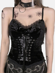 Sexy Lace Vintage Vest