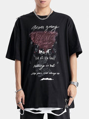 Paper Clip Letters Print Tee