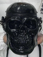 Zip Up Skull Bag