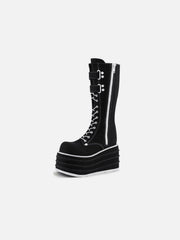 Punk Straps Platform Knight Boots
