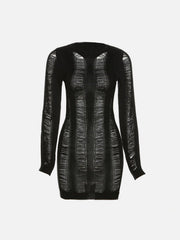 Hollow Backless Dress