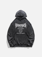 Gothic Alphabet Cut Hoodie