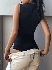 Chocker Hollow Jumpsuit