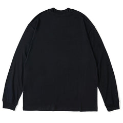 Dark Psychedelic Humanoid Print Oversized Sweatshirt