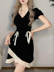 Bow Tie Ribbon Dress