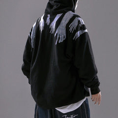 Ghost Palm Print Hoodie