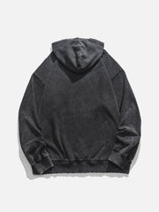 Gothic Alphabet Cut Hoodie