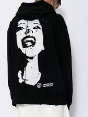 Silhouette Avatar Print Hoodie