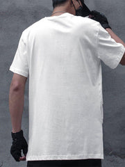 Dark Functional Zipper Pockets Tee