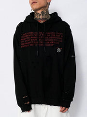 Silhouette Avatar Print Hoodie
