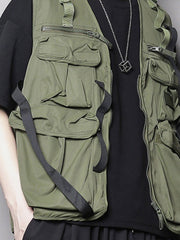 Multi Pockets Function Vest