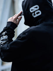 Tilted Zipper Hoodie