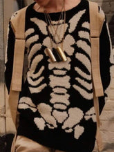 Skeleton Knit Sweater