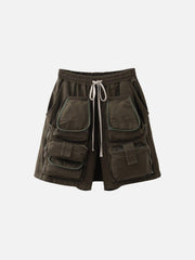 Removable Pockets Cargo Shorts
