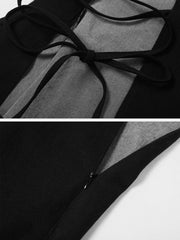 Hollow Split Fishtail Skirt