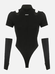 Hollow Cuff Out Jumpsuit