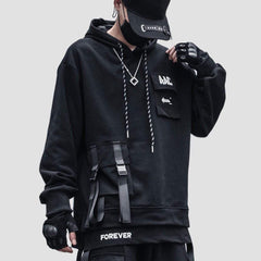 Dark Personalized Pockets Ribbons Hoodie
