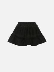 Cross Straps Lace Skirt