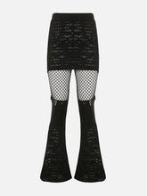 Hollow Flared Pants