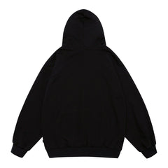 Alphabet Necklace Print Hoodie
