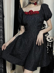 Rose Stereoscopic Dress