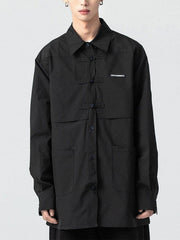 Solid Color Labelling Shirt
