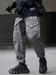 Bright Line Drawstring Cargo Pants