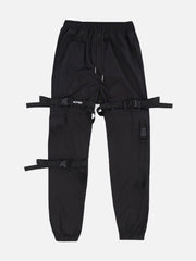 Techwear Multi Pockets Ribbons Cargo Pants