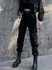 Buckle Pocket Cargo Pants