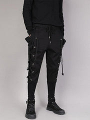 Drawstring Webbing Function Pants