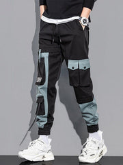 Techwear Patchwork Pockets Cargo Pants