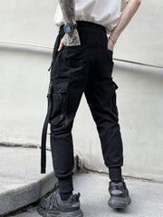 Side Zipper Pockets Cargo Pants