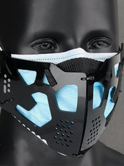 Mechanical Butterfly Cutout Cyberpunk Mask