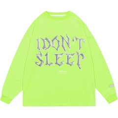 Mercury Letters Print Sweatshirt