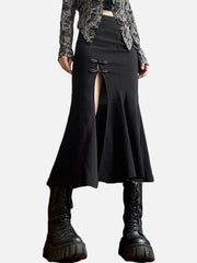Split Fishtail Skirt