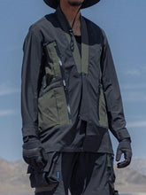 Patchwork Multi Pockets Jacket