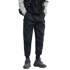 Techwear Oblique Zipper Pockets Cargo Pants