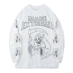 Devil Ghost Print Sweatshirt
