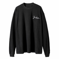 Solid Color Embroidery Sweatshirt
