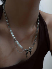 Pearl Butterfly Necklace