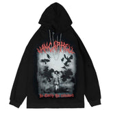 Dark Raven Girl Print Hoodies