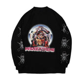Vicious Monster Print Sweatshirt