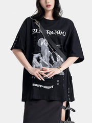 Angel Statue Rivet Graphic Tee