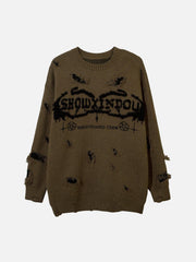 Cut Hollow Sweater