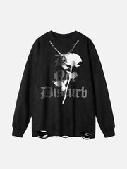 Rose Necklace Sweatshirt