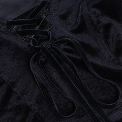 Tie Rope Lantern Sleeve T Shirt