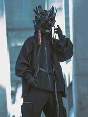 Zip Up Tie Dye Functional Jacket