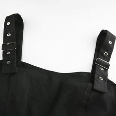 Sexy Punk Chain Crop Sling Vest